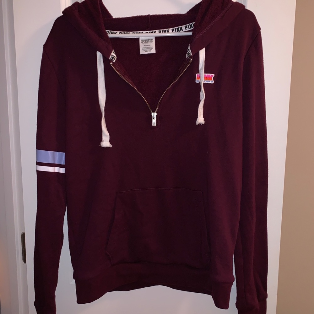 VS Pink quarter zip hoodie
